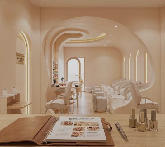 Inside the Absa salon